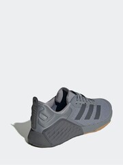 adidas Grey Dropset 3 Trainers - Image 4 of 9