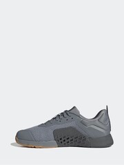 adidas Grey Dropset 3 Trainers - Image 5 of 9