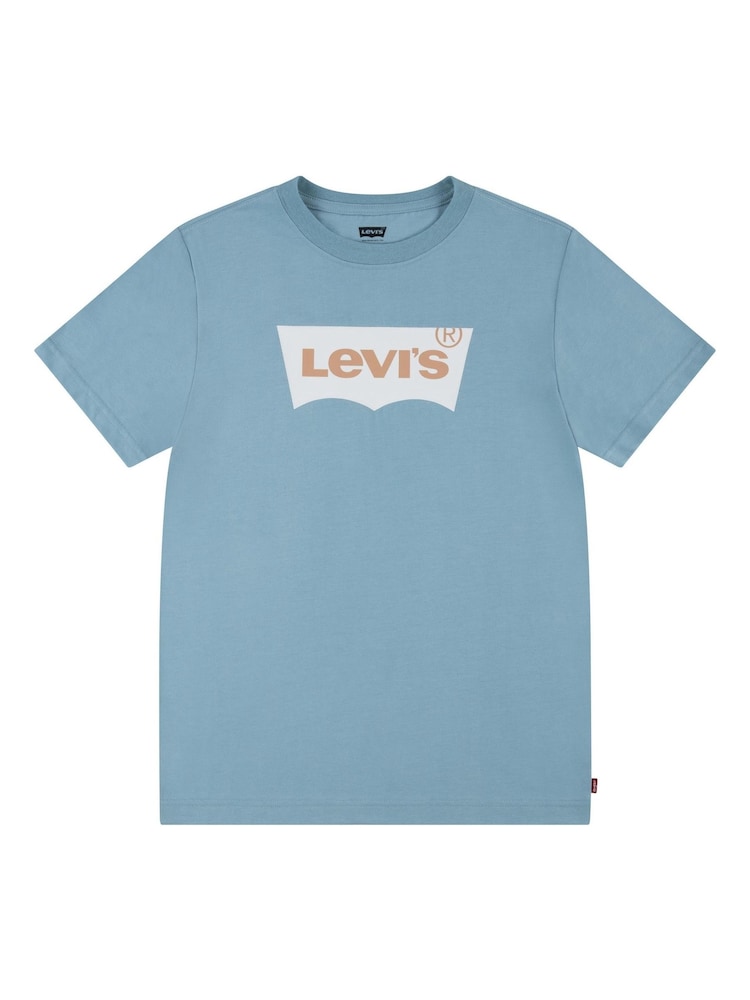 Levi's® Blue Batwing Logo Short Sleeve T-Shirt - Image 1 of 4