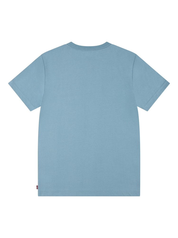 Levi's® Blue Batwing Logo Short Sleeve T-Shirt - Image 2 of 4