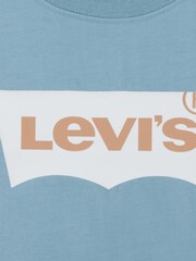 Levi's® Blue Batwing Logo Short Sleeve T-Shirt - Image 3 of 4