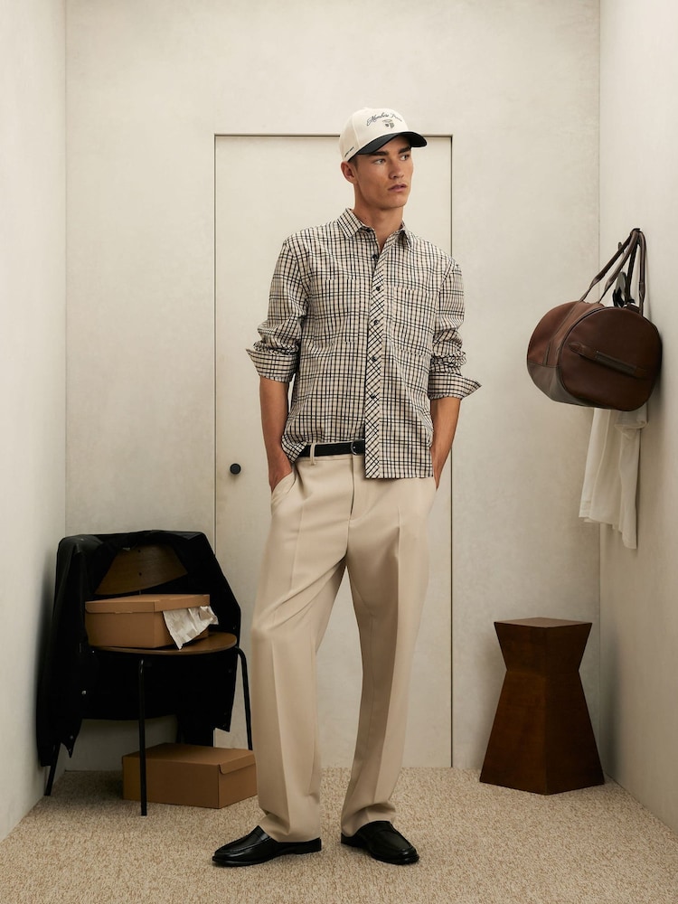 River Island Long Sleeve Causal Check Shirt - Bild 1 von 4 River Island Long Sleeve Causal Check Shirt - Bild 1 von 4