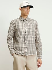 River Island Long Sleeve Causal Check Shirt - Bild 3 von 4
