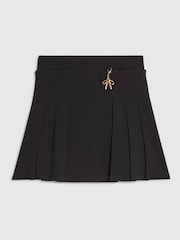 River Island Black Back To School Pleated Skirt - Image 1 of 4