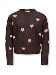 ONLY KIDS Heart Long Sleeve Jumper - Bild 1 von 3