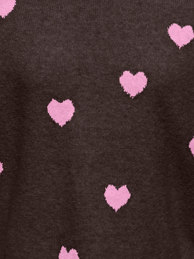 ONLY KIDS Heart Long Sleeve Jumper - Bild 3 von 3 ONLY KIDS Heart Long Sleeve Jumper - Bild 3 von 3
