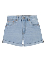 Levi's® Mom Light Wash Denim Shorts With Roll Cuff - Изображение 1 из 5