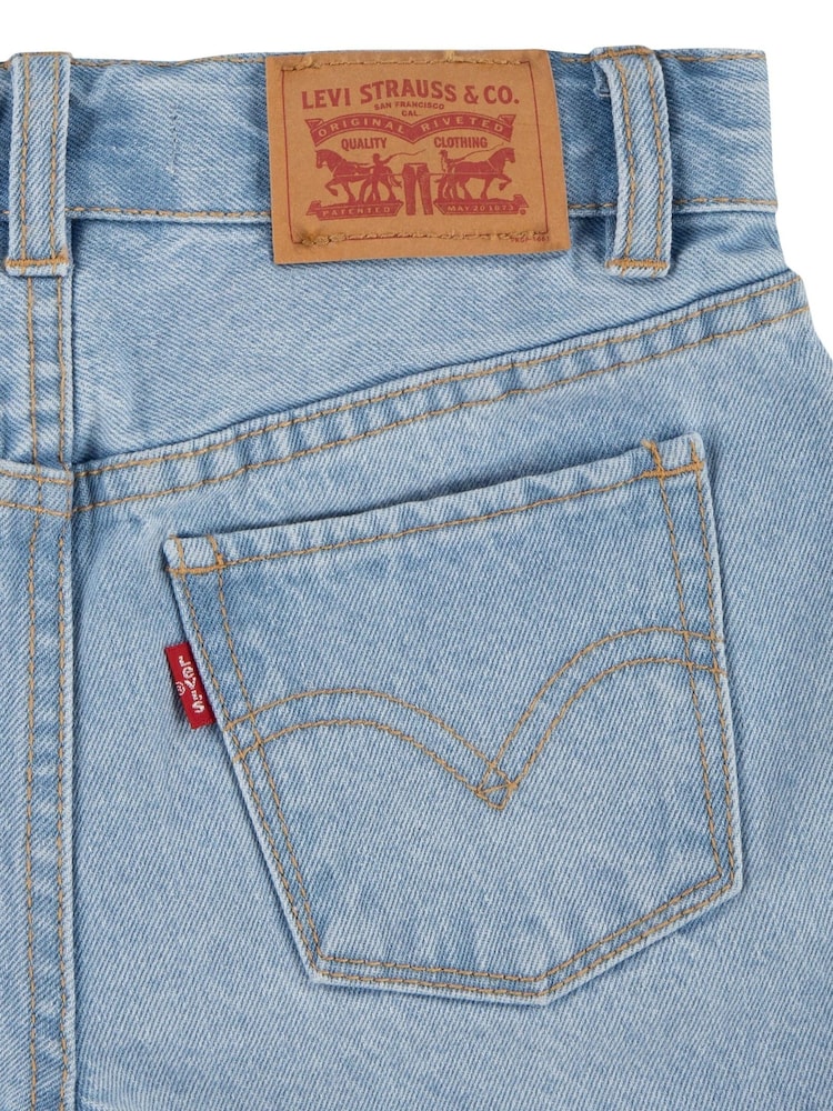 Levi's® Mom Light Wash Denim Shorts With Roll Cuff - Изображение 5 из 5