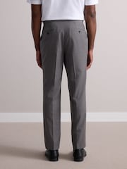 Таупе - Wool Rich Smart Textured Trousers With Side Adjusters - Image 3 of 11