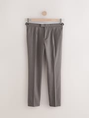 Таупе - Wool Rich Smart Textured Trousers With Side Adjusters - Image 7 of 11