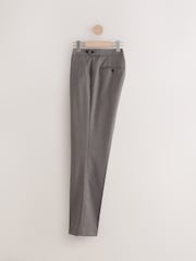 Таупе - Wool Rich Smart Textured Trousers With Side Adjusters - Image 8 of 11