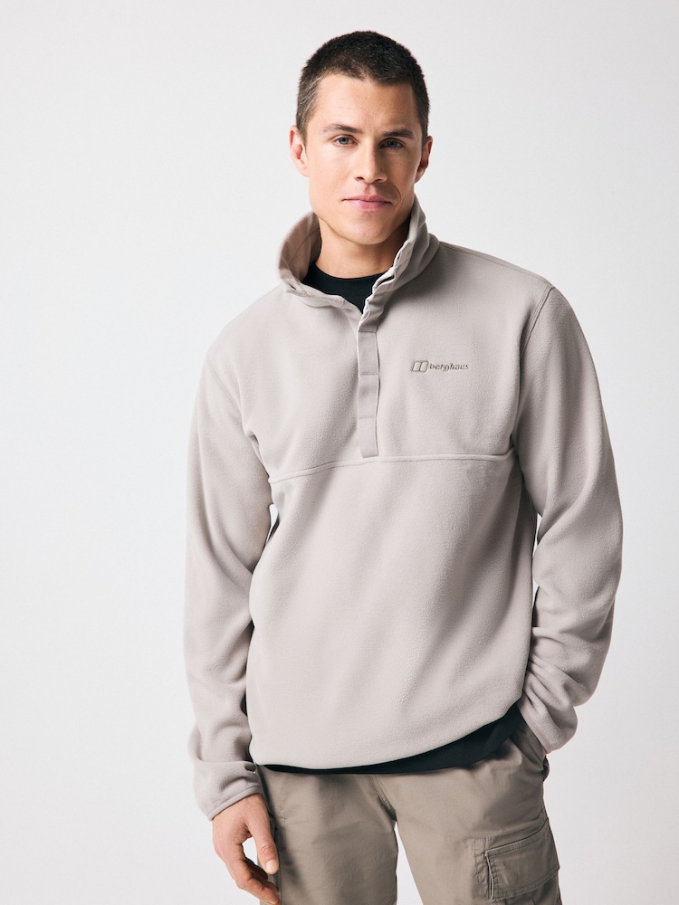 Berghaus Grey Felltop Snap Pullover Sweatshirt - Image 1 of 5 Berghaus Grey Felltop Snap Pullover Sweatshirt - Image 1 of 5