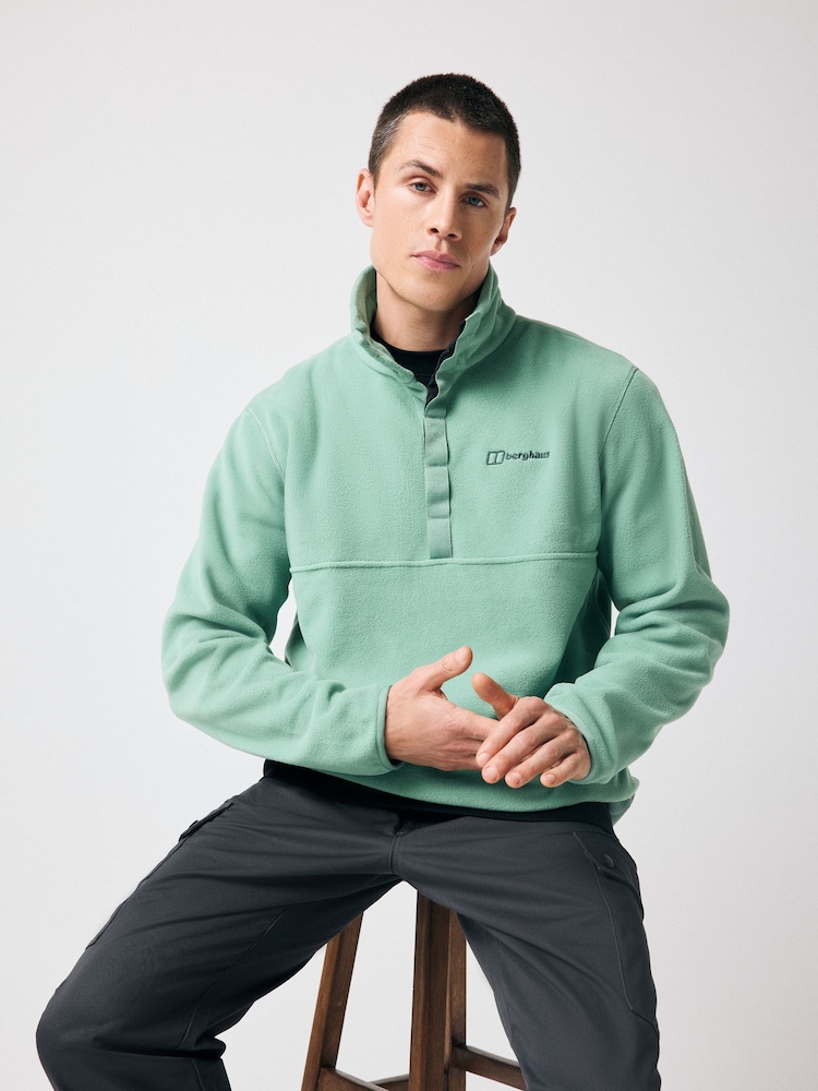 Berghaus Green Felltop Snap Pullover Sweatshirt - Image 1 of 5