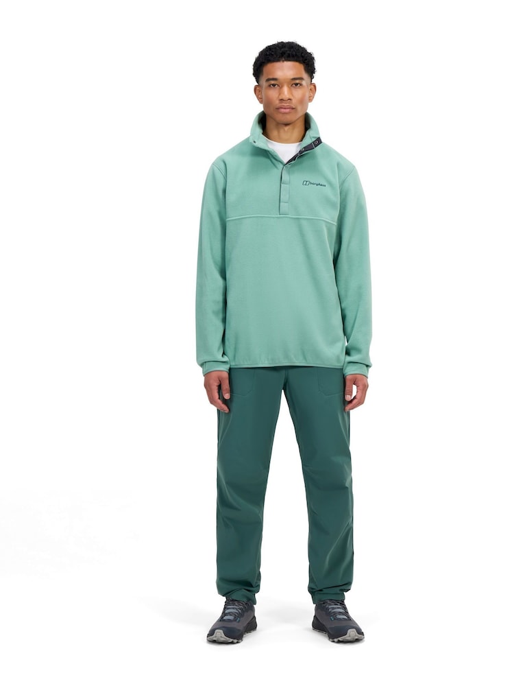 Berghaus Green Felltop Snap Pullover Sweatshirt - Image 2 of 5 Berghaus Green Felltop Snap Pullover Sweatshirt - Image 2 of 5