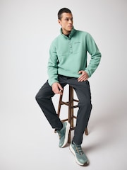 Berghaus Green Felltop Snap Pullover Sweatshirt - Image 3 of 5