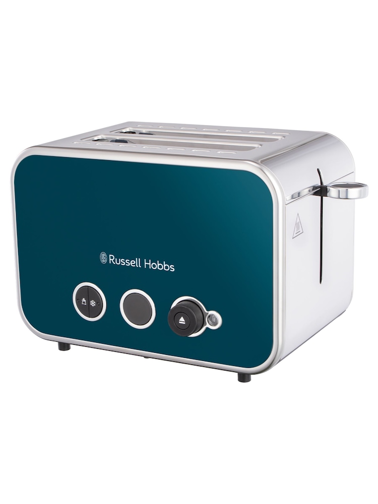 Russell Hobbs Ocean Blue Distinctions 2 slice Toaster - Image 2 of 6