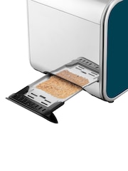 Russell Hobbs Ocean Blue Distinctions 2 slice Toaster - Image 5 of 6