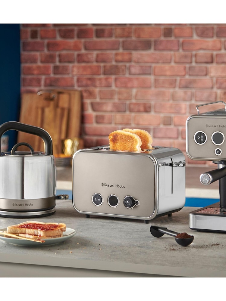 Russell Hobbs Titanium Distinctions 2 slice Toaster - Image 2 of 6