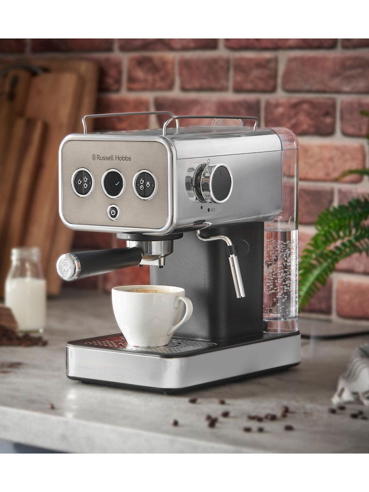 Russell Hobbs Titanium Distinctions Espresso Coffee Machine - Image 1 of 6