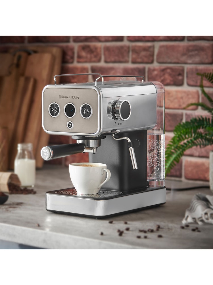 Russell Hobbs Titanium Distinctions Espresso Coffee Machine - Image 7 of 7 Russell Hobbs Titanium Distinctions Espresso Coffee Machine - Image 7 of 7