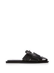 Moda in Pelle SH Akari Flat, Square Toe Woven Vamp Slides - Image 1 of 4