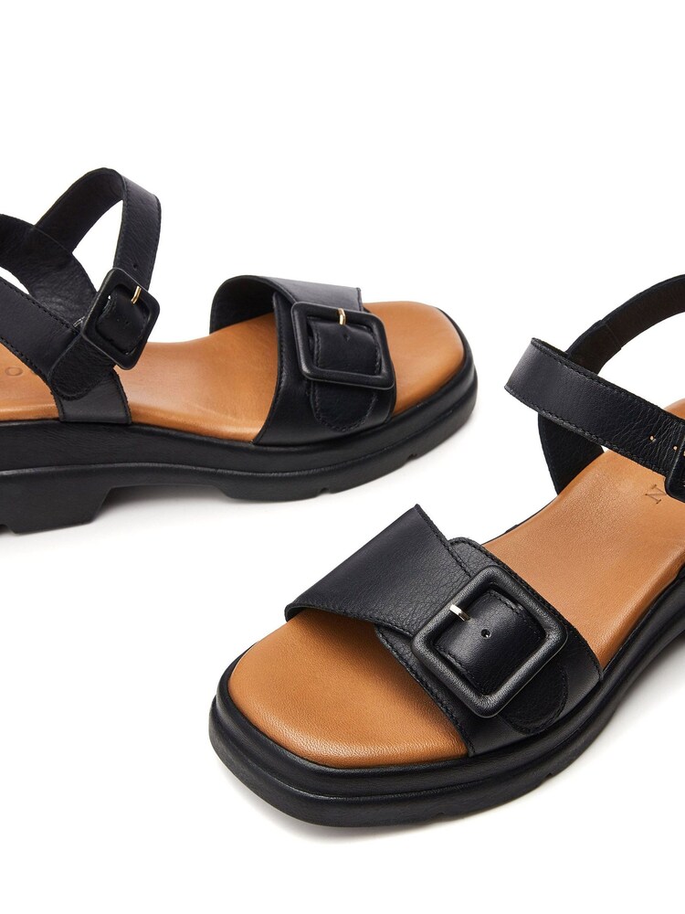 Moda in Pelle SH Shore Open Waist with Strap & Buckle Vamp Sandals - Image 4 of 4