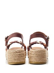 Moda in Pelle SH Adrienne Padded Woven Vamp Espadrille  Sandals - Image 3 of 4