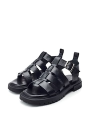 Moda in Pelle SH Inshore T-Bar Fisherman on Cleated Sole Unit Sandals - Image 2 of 4