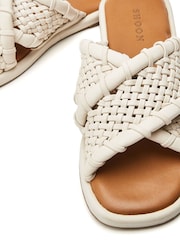 Moda in Pelle SH Scope Plaited Vamp X over Vamp Flat Mule Sandals - Image 4 of 4