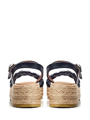 Moda in Pelle SH Adrienne Padded Woven Vamp Espadrille  Sandals - Image 3 of 4