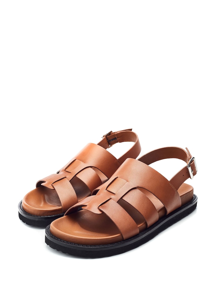 Moda in Pelle SH Lonnie Sling Back T-Strap Sandals - Image 2 of 4