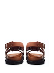 Moda in Pelle SH Lonnie Sling Back T-Strap Sandals - Image 3 of 4