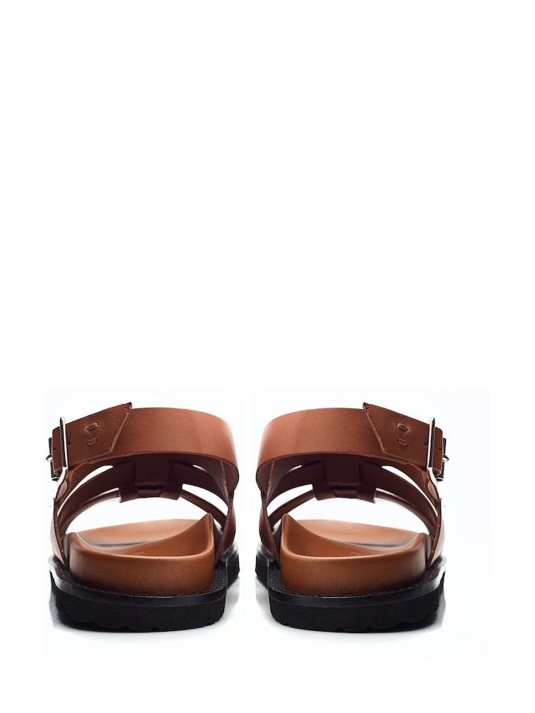 Moda in Pelle SH Lonnie Sling Back T-Strap Sandals - Image 3 of 4