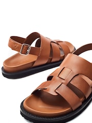 Moda in Pelle SH Lonnie Sling Back T-Strap Sandals - Image 4 of 4