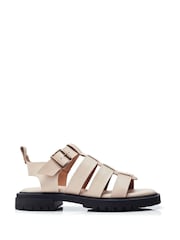 Moda in Pelle SH Inshore T-Bar Fisherman on Cleated Sole Unit Sandals - Image 1 of 4