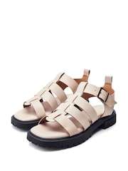 Moda in Pelle SH Inshore T-Bar Fisherman on Cleated Sole Unit Sandals - Image 2 of 4