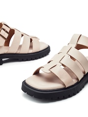 Moda in Pelle SH Inshore T-Bar Fisherman on Cleated Sole Unit Sandals - Image 4 of 4