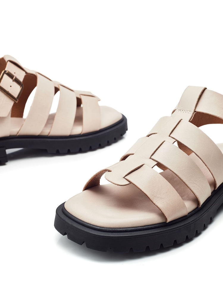 Moda in Pelle SH Inshore T-Bar Fisherman on Cleated Sole Unit Sandals - Image 4 of 4
