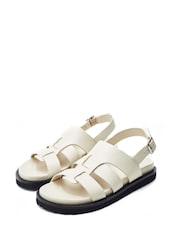 Moda in Pelle SH Lonnie Sling Back T-Strap Sandals - Image 2 of 4