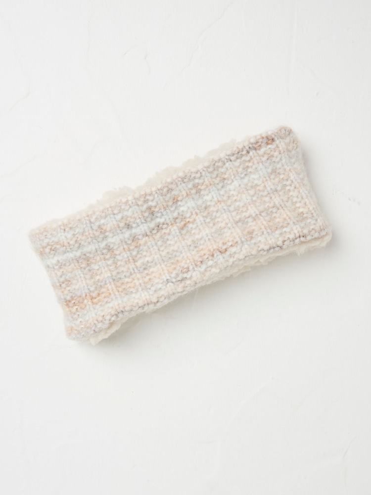 FatFace Ivory Borg Headband - Image 2 of 2