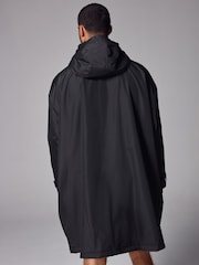 Black Active Swim Changing Robe Coat Jacket - Image 3 of 11