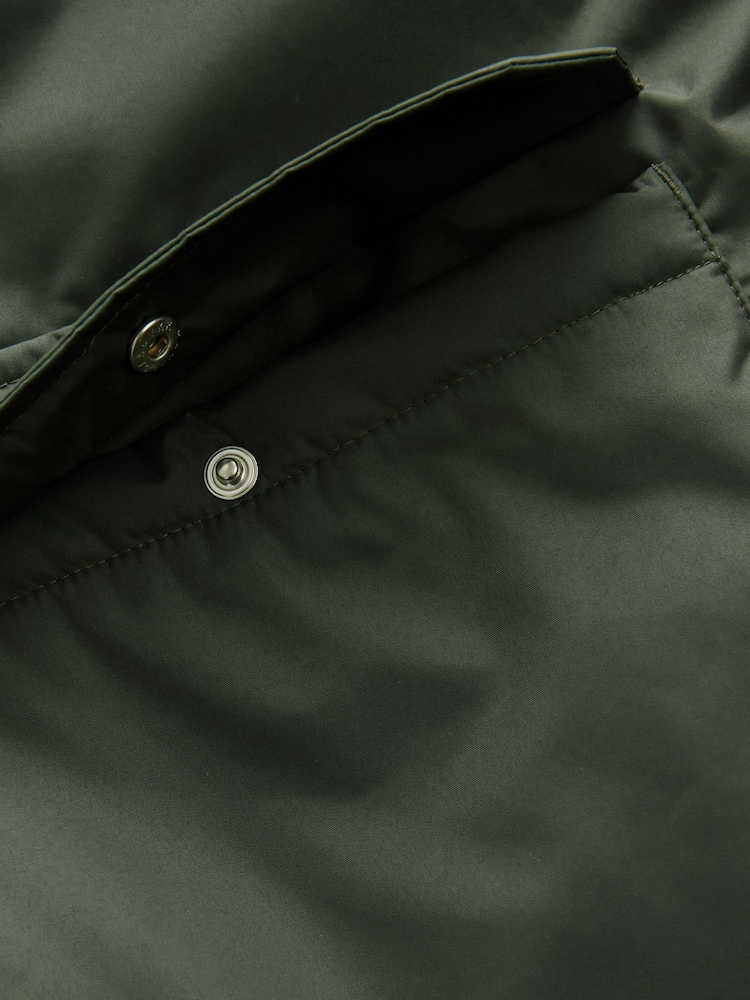 Khaki Green Active Swim Changing Robe Coat Jacket - Image 10 of 11