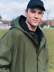 Khaki Green Active Swim Changing Robe Coat Jacket - Image 4 of 11
