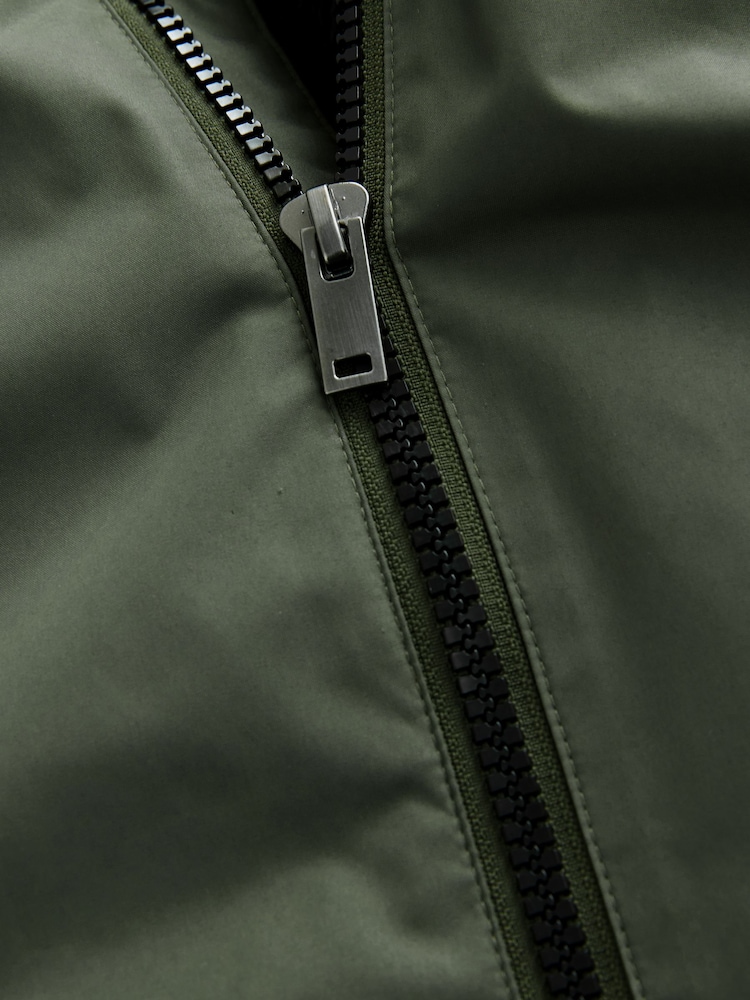 Khaki Green Active Swim Changing Robe Coat Jacket - Image 9 of 11