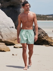 Sage Green Essential Swim Shorts - Image 2 of 7