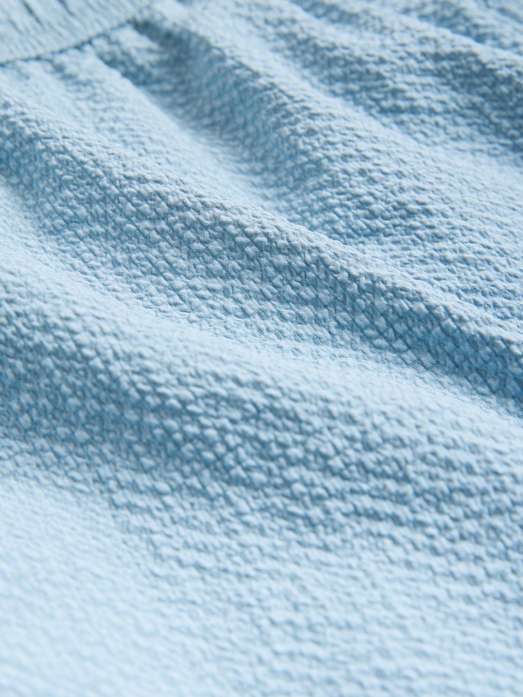 Blue Seersucker Swim Shorts - Image 11 of 11