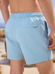 Blue Seersucker Swim Shorts - Image 3 of 11