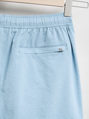 Blue Seersucker Swim Shorts - Image 9 of 11