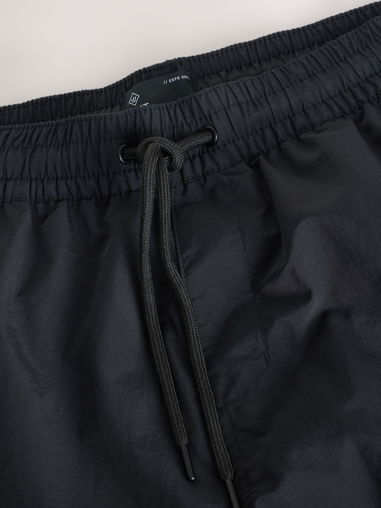 Black Utility Swim Shorts - Image 10 of 14