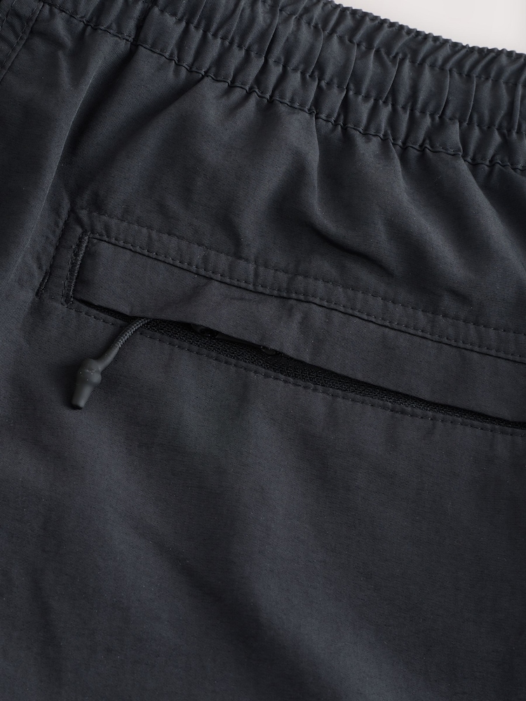 Black Utility Swim Shorts - Image 11 of 14